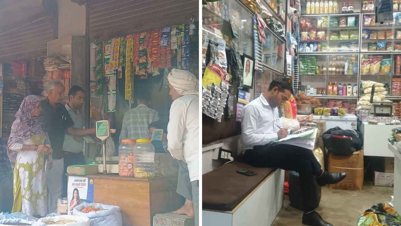 व्रत की खाद्य सामग्री पर पलवल में विभाग का निरिक्षण